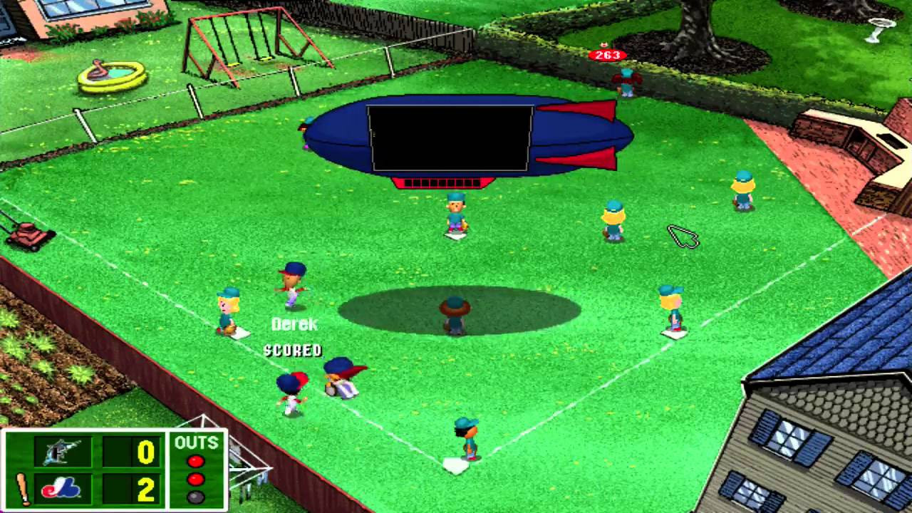 Backyard Baseball Play
 Backyard Baseball 2001 Episode 2 Home Opener