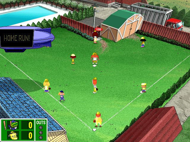 Backyard Baseball Play
 Backyard Baseball 2001 CD Windows Game