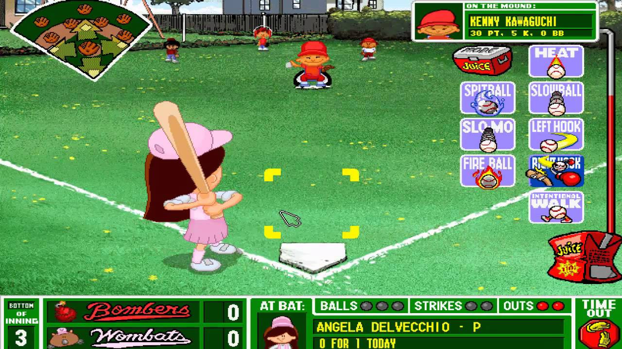 Backyard Baseball Play
 Backyard Baseball 1997 The Worst Single Play Ever