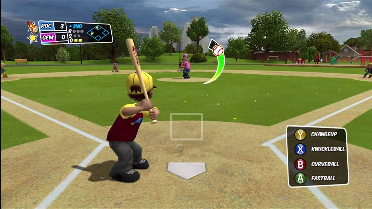 Backyard Baseball Play
 Backyard Baseball 2010 Xbox 360 "Well OK then fielders