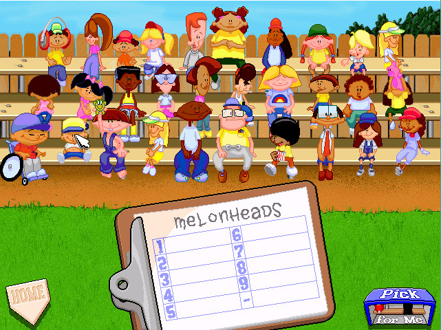 Backyard Baseball Play
 Backyard Baseball 97 was the first video game I owned