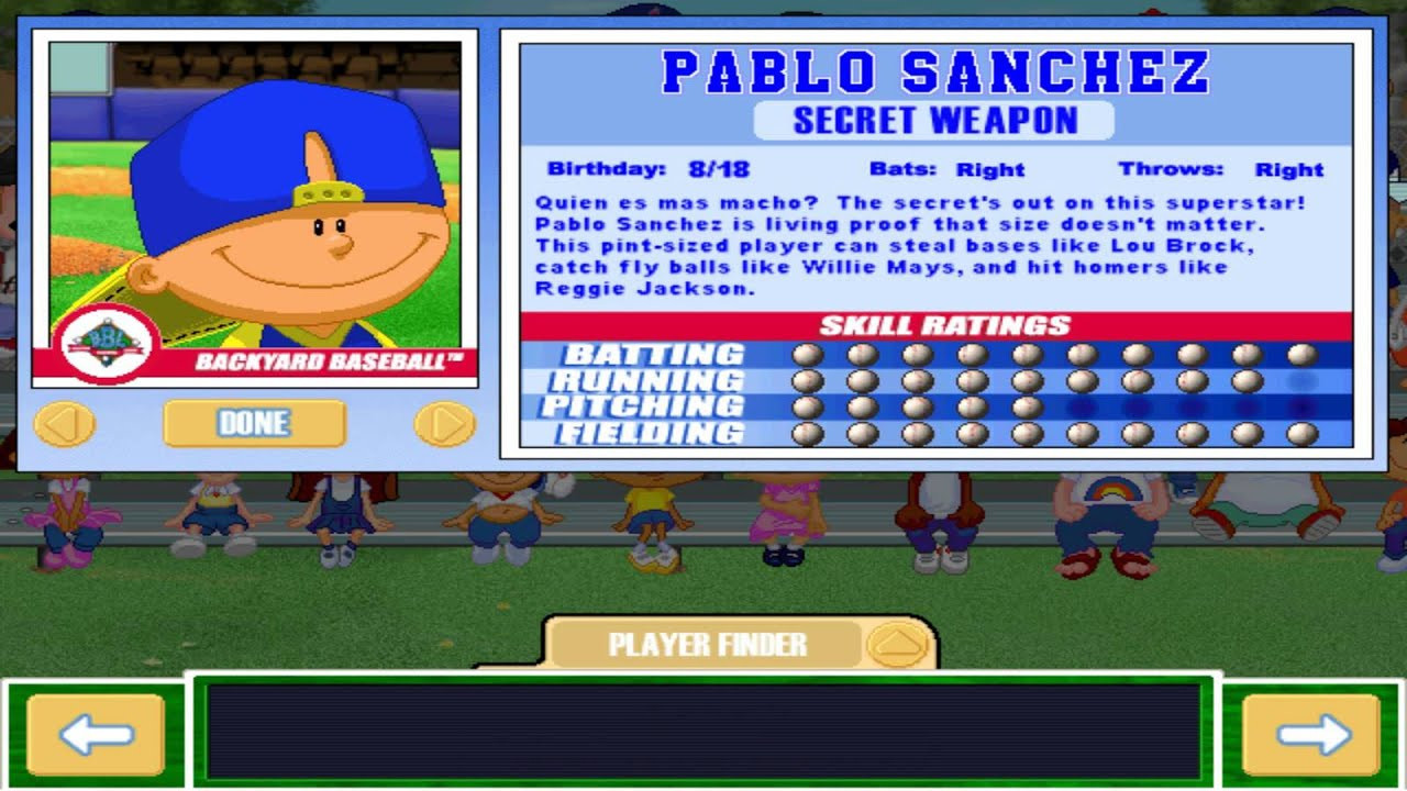 Backyard Baseball Play
 Let s Play Backyard Baseball 2003 INTRO & Meet the