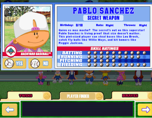 Backyard Baseball Wheelchair
 backyard baseball on Tumblr