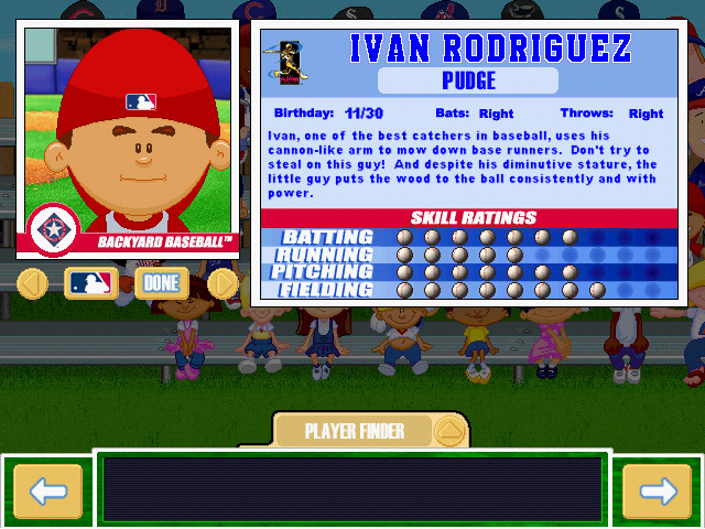 Backyard Baseball Wheelchair
 Viva La Vita Backyard Baseball 2001 Draft Seventh Round