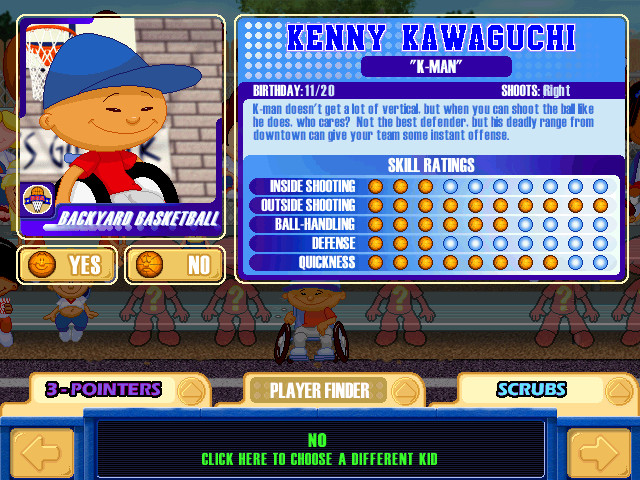 Backyard Baseball Wheelchair
 RANKED The 29 Best Players from the Backyard Sports