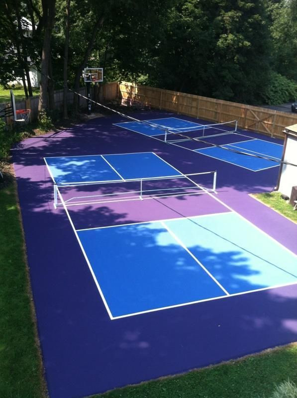Backyard Basketball Courts Cost
 10 best Pickleball Court Surfaces images on Pinterest