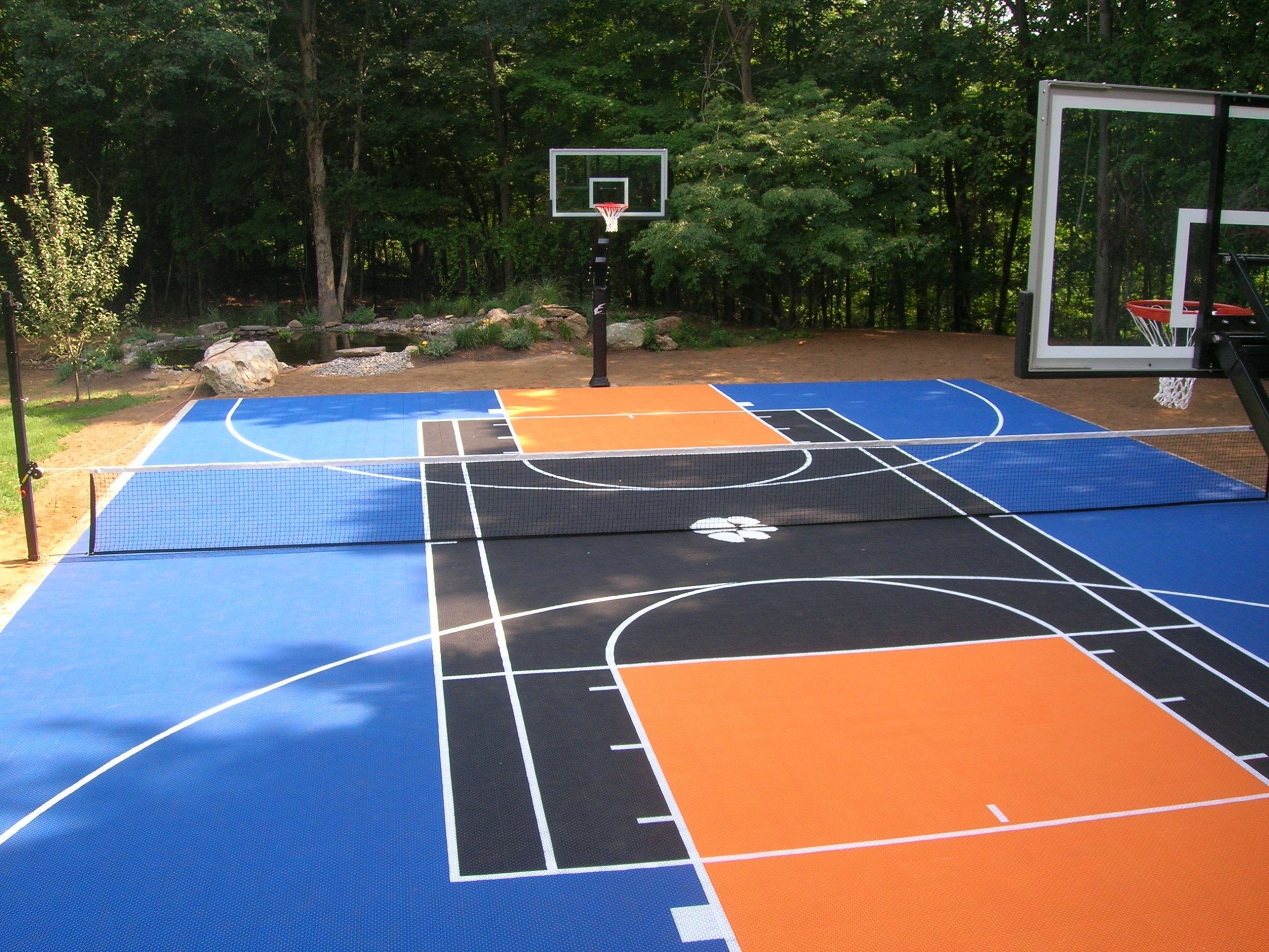Backyard Basketball Courts Cost
 Sport Court Cost with awesome basketball outdoor sport