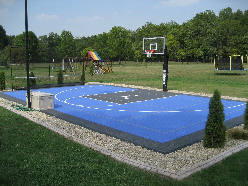Backyard Basketball Courts Cost
 RHINO COURTS OF INDIANAPOLIS