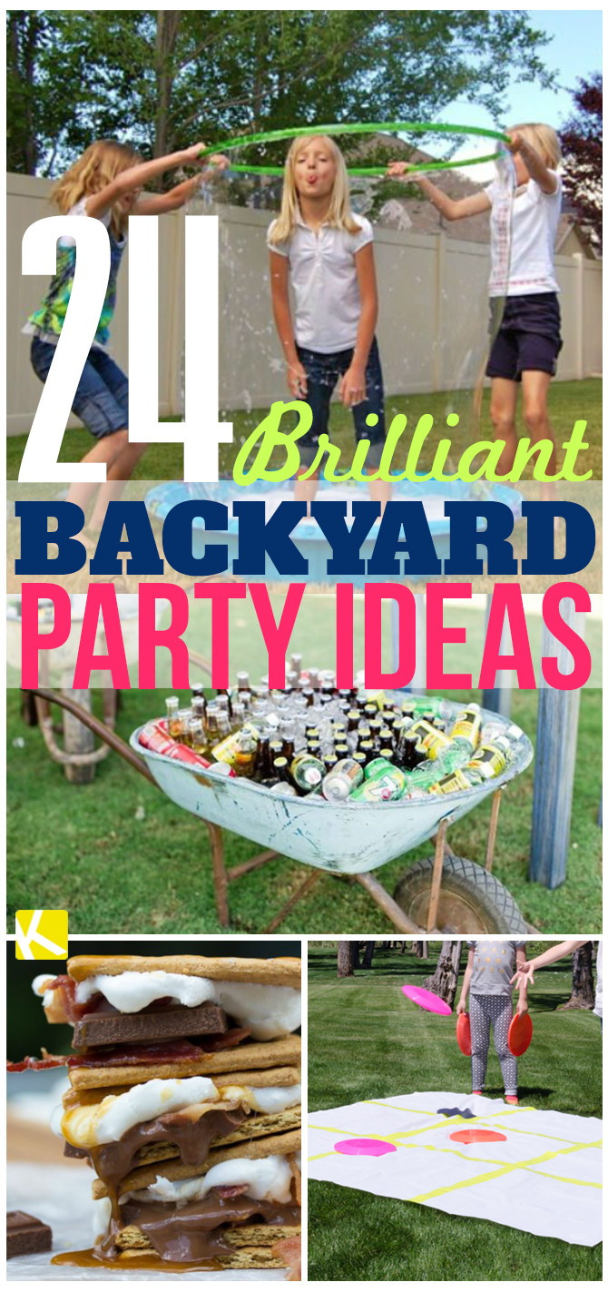 Backyard Birthday Party Games
 24 Brilliant Backyard Party Ideas The Krazy Coupon Lady