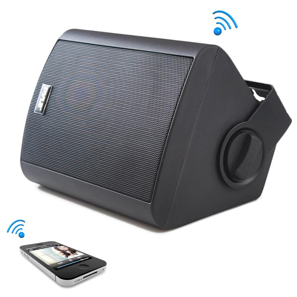 Backyard Bluetooth Speakers
 Amazon Pyle PDWR52BTBK Wall Mount Waterproof