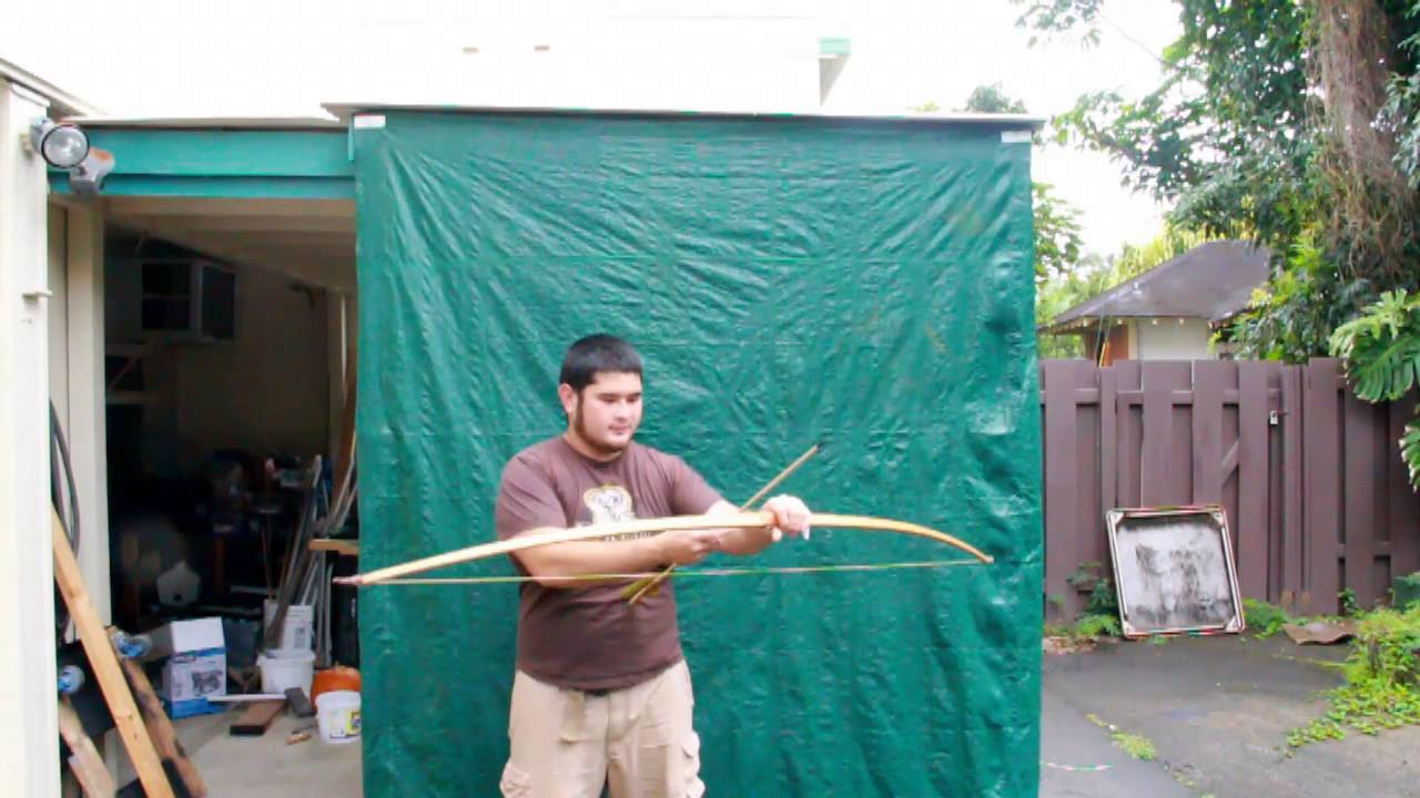 Backyard Bowyer Youtube
 Shooting a 40 Pound Red Oak Longbow