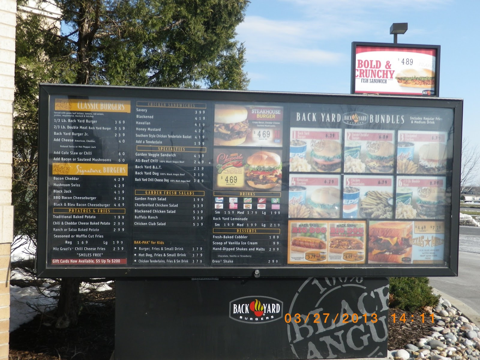 Backyard Burgers Locations
 VC Menu Backyard Burgers Olathe KS