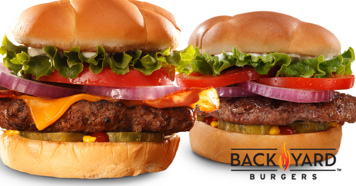 Backyard Burgers Locations
 Back Yard Burgers Buy 1 Burger Get 1 Free Coupon Hip2Save