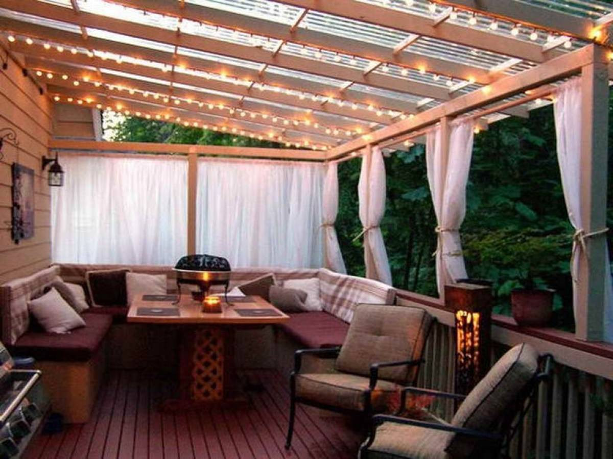 Backyard Covered Decks
 20 Impressionable Covered Patio Lighting Ideas Interior