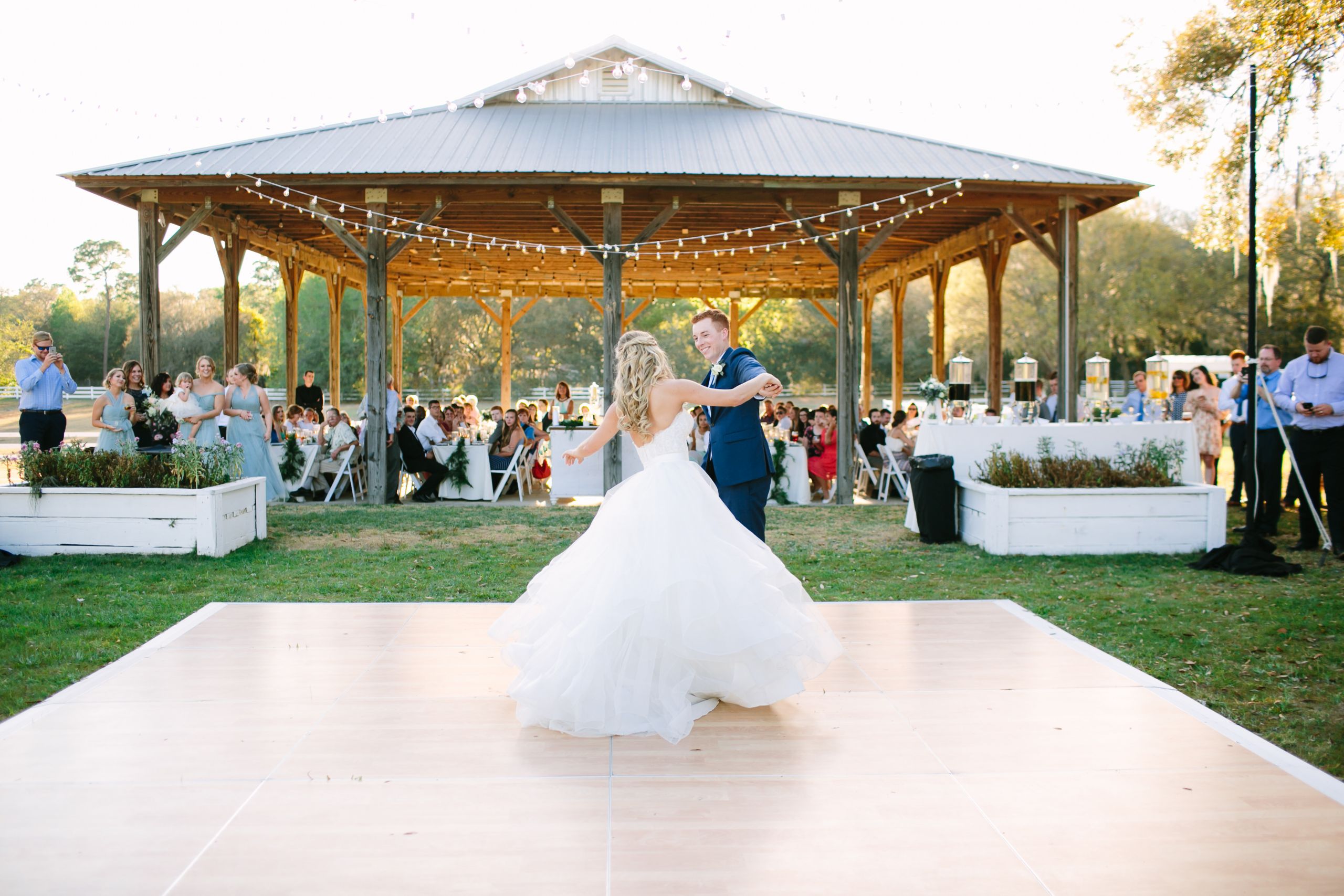 Backyard Dance Floor
 Outdoor Wood Dance Floor Orlando Wedding and Party Rentals