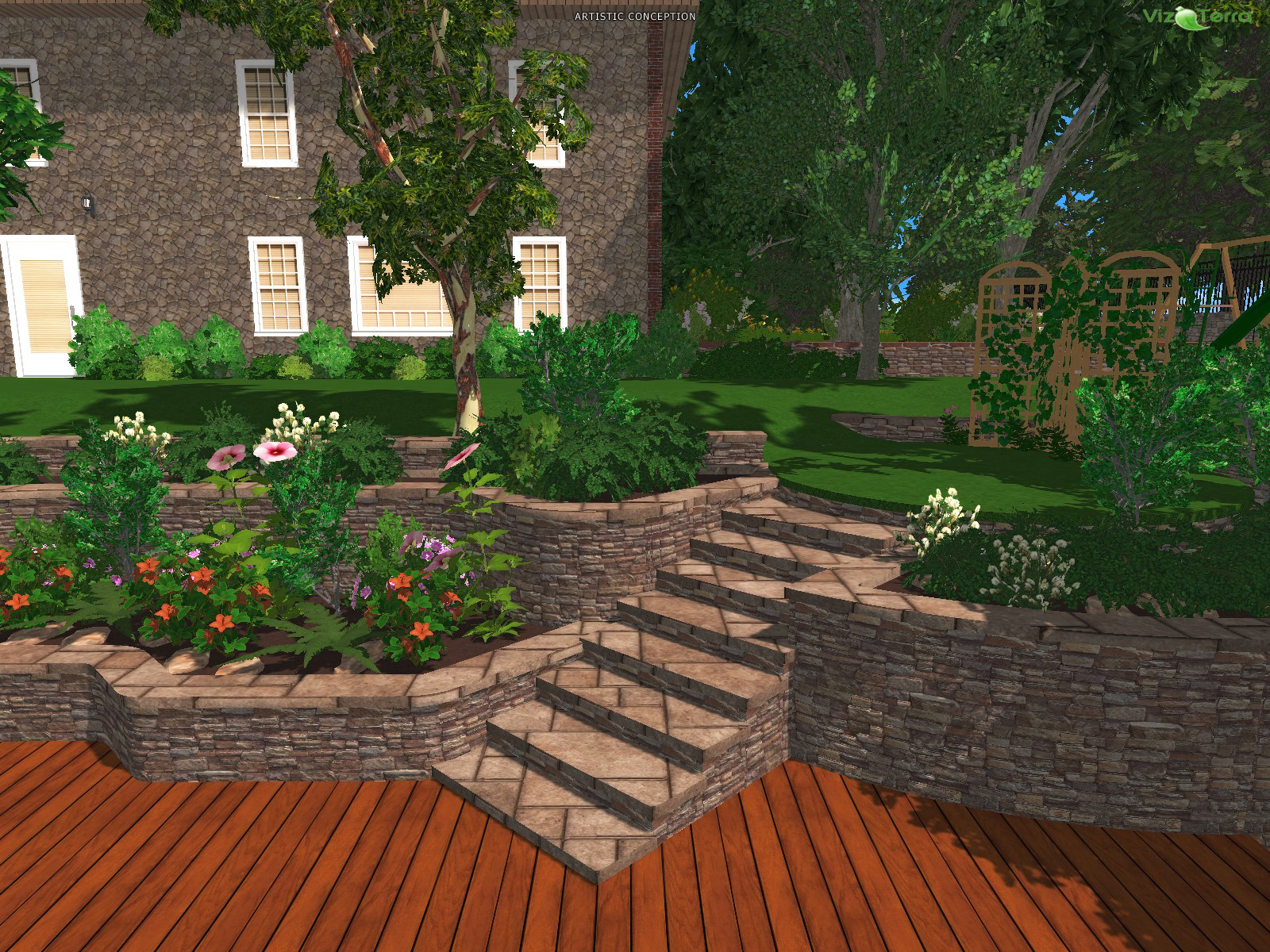 Backyard Design Software
 VizTerra Gives Landscaping Industry Professional 3D