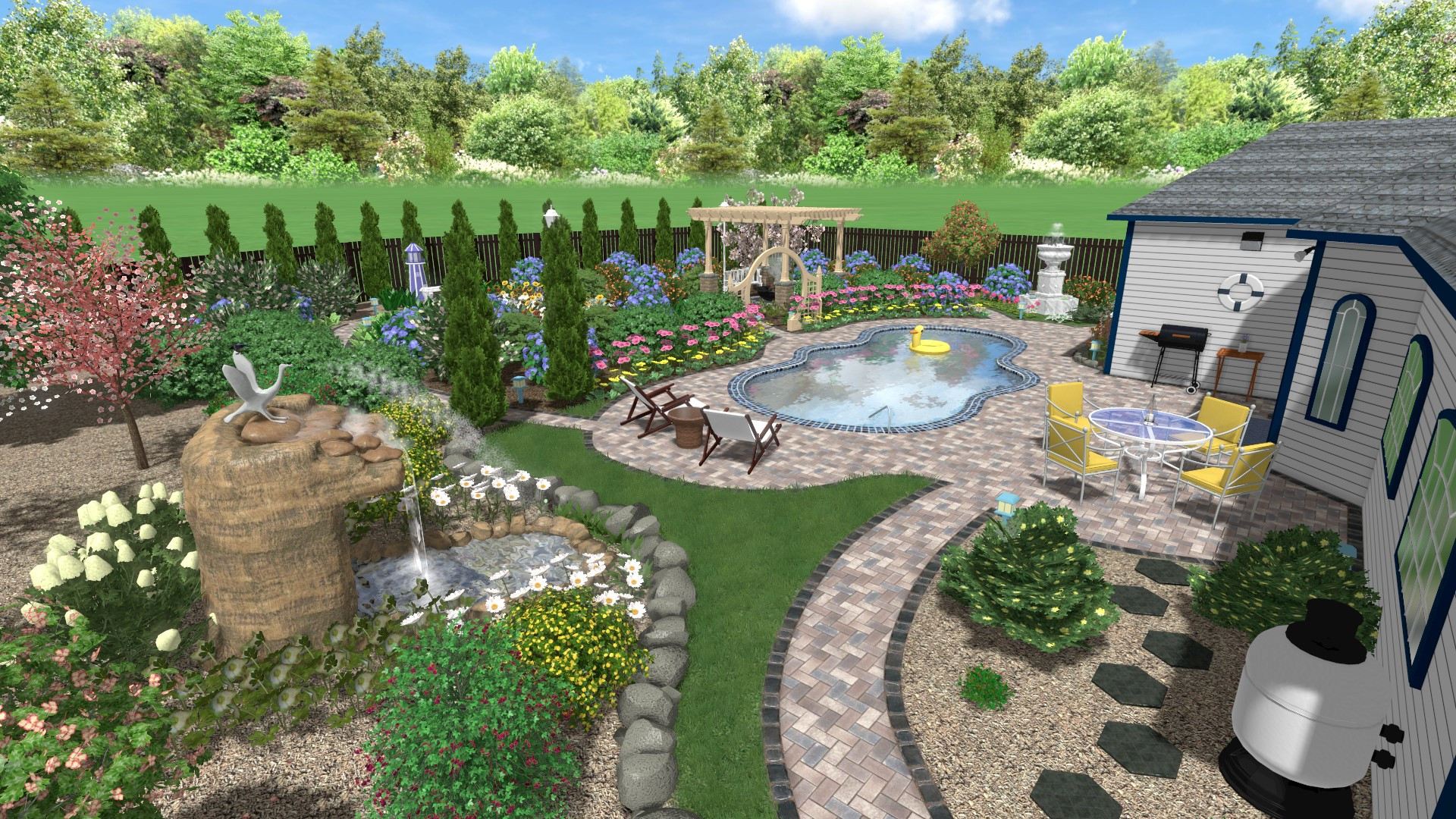 Backyard Design Software
 Landscape Design Software Gallery