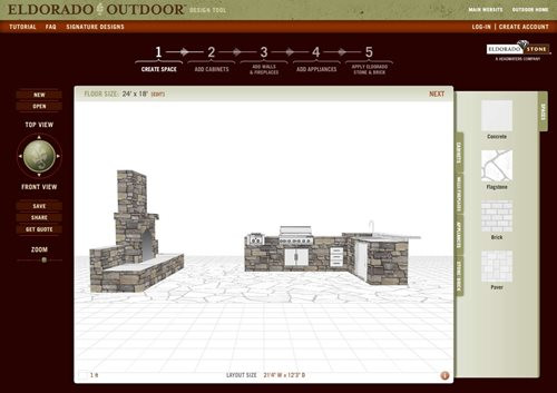 Backyard Design Tools
 Outdoor Design Tool from Eldorado Stone Landscaping Network
