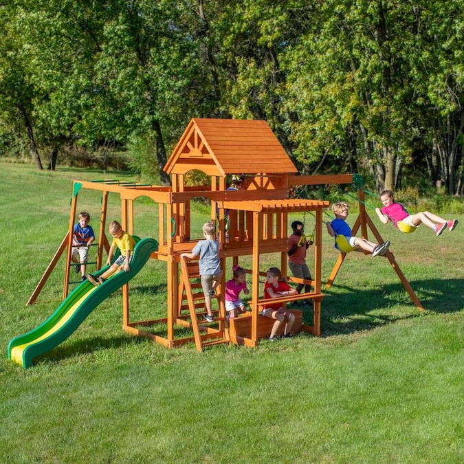 Backyard Discovery Monticello
 Backyard Discovery Monticello Residential Wood Playset in