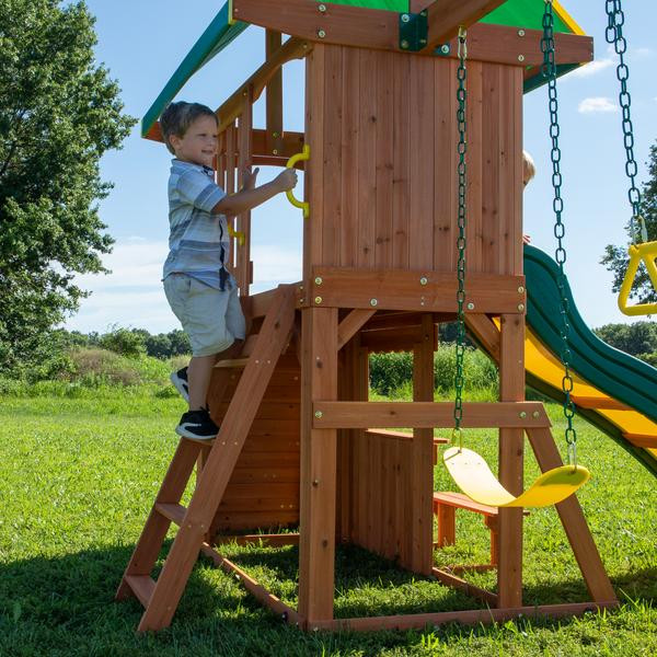 Backyard Discovery Somerset Swingset
 Somerset Wooden Swing Set Playsets