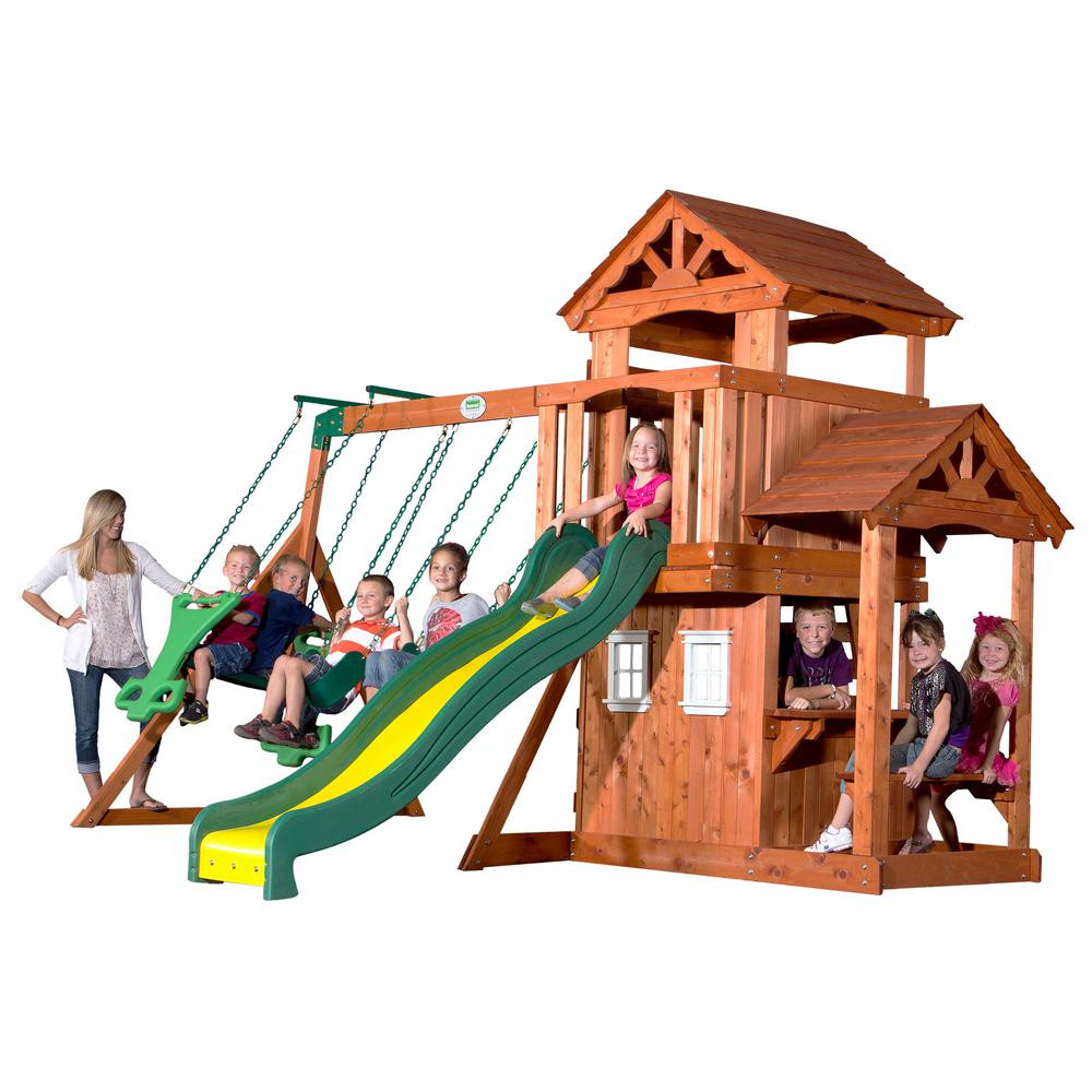 Backyard Discovery Somerset Swingset
 Backyard Discovery Tanglewood All Cedar Playset