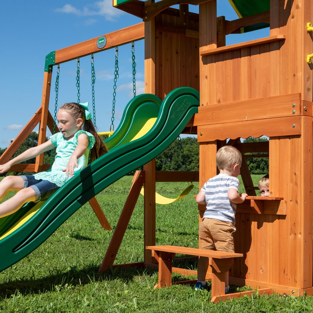 Backyard Discovery Somerset Swingset
 Somerset Wooden Swing Set Playsets