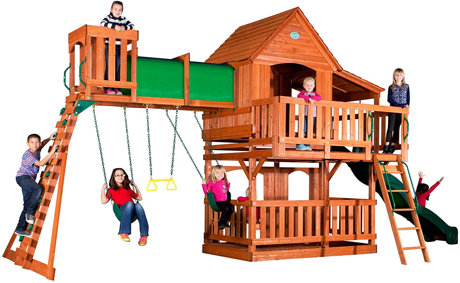 Backyard Discovery Somerset Swingset
 Backyard Discovery Somerset All Cedar Wood Playset Swing Set