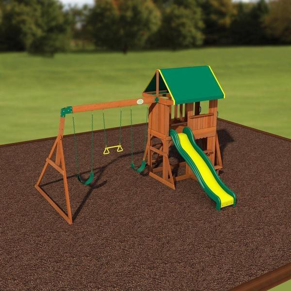 Backyard Discovery Somerset Swingset
 Somerset Wooden Swing Set by Backyard Discovery