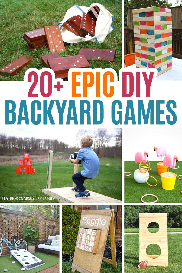 Backyard Family Games
 20 Epic DIY Backyard Games for Kids & Families