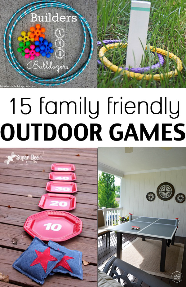 Backyard Family Games
 15 family friendly outdoor games