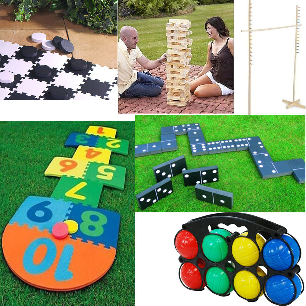 Backyard Family Games
 NEW LARGE FAMILY GIANT GARDEN GAMES OUTDOOR SUMMER BEACH