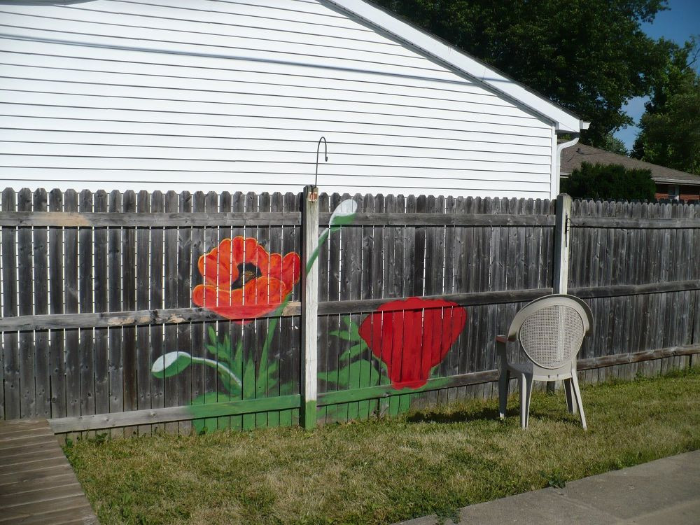 Backyard Fence Paint
 Backyard Fence Art