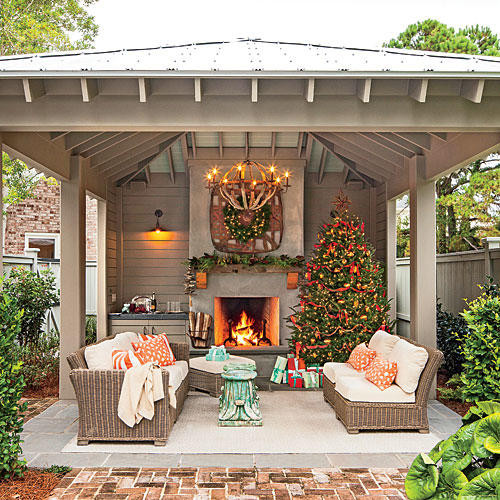 Backyard Fireplace Ideas
 Glowing Outdoor Fireplace Ideas Southern Living