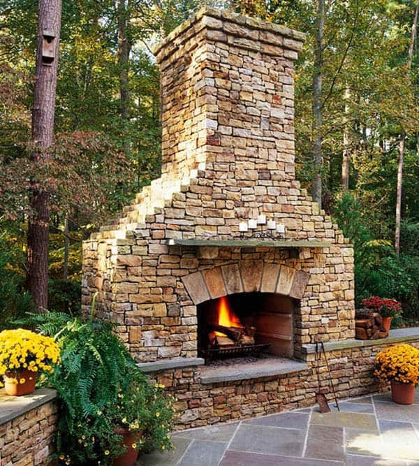 Backyard Fireplace Ideas
 53 Most amazing outdoor fireplace designs ever