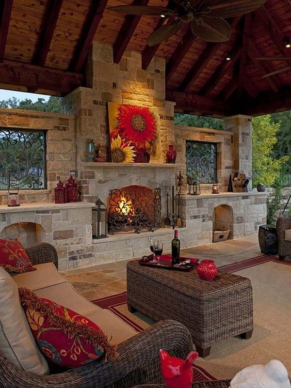 Backyard Fireplace Ideas
 53 Most amazing outdoor fireplace designs ever