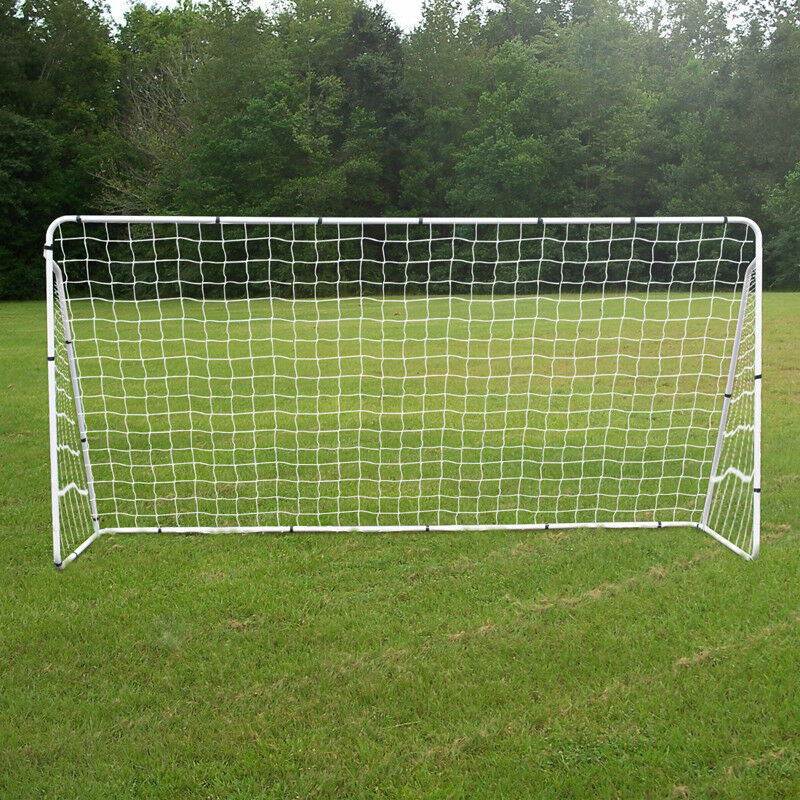 Backyard Football Goal Post
 12 x 6 Portable Soccer Goal Net Steel Post Frame Backyard