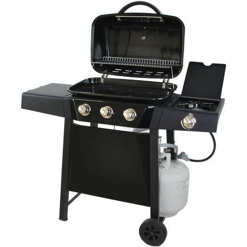 Backyard Gas Grill
 Gas Grill 3 Burner BBQ With Side Burner Backyard Patio