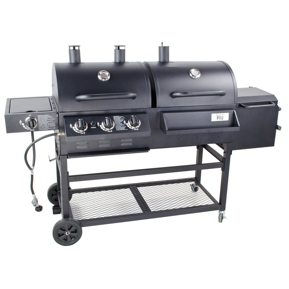 Backyard Gas Grill
 Backyard Pro Portable Outdoor Gas and Charcoal Grill