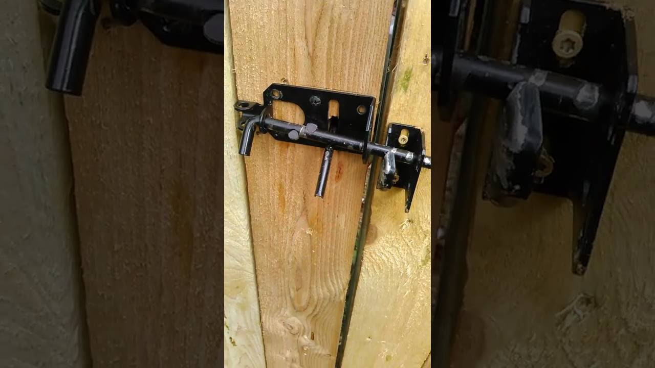 Backyard Gate Lock
 WOODEN GATE LOCK INSTALLATION