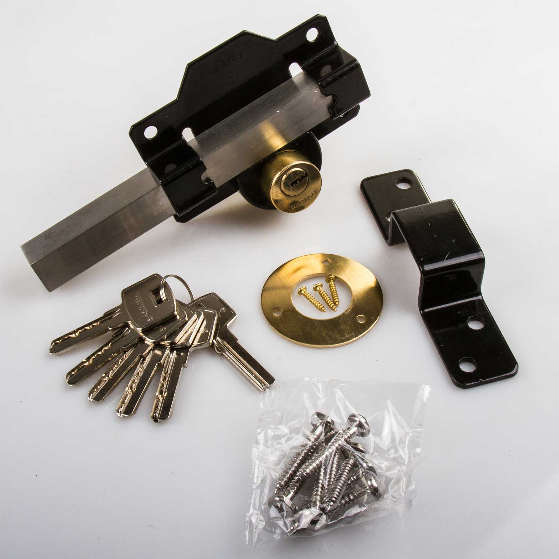 Backyard Gate Lock
 A Perry High Security Long Throw Garden Gate Door Lock 5