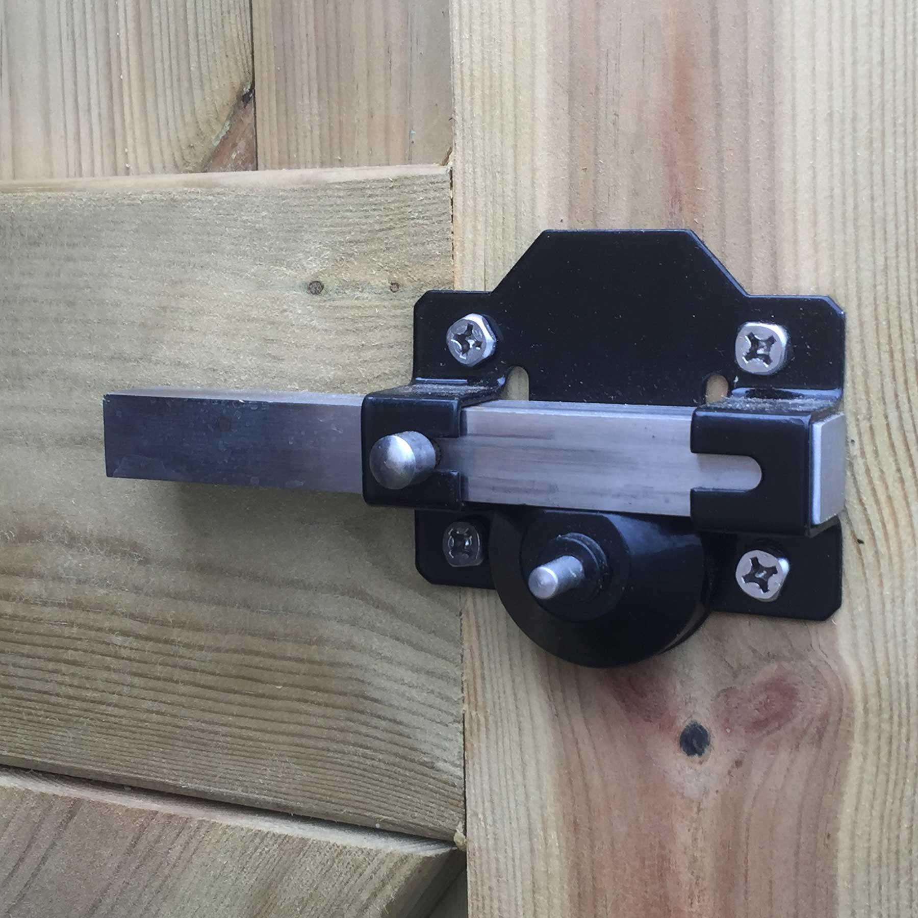 Backyard Gate Lock
 Garden Gate 50mm Long Throw Lock for Shed Garage With