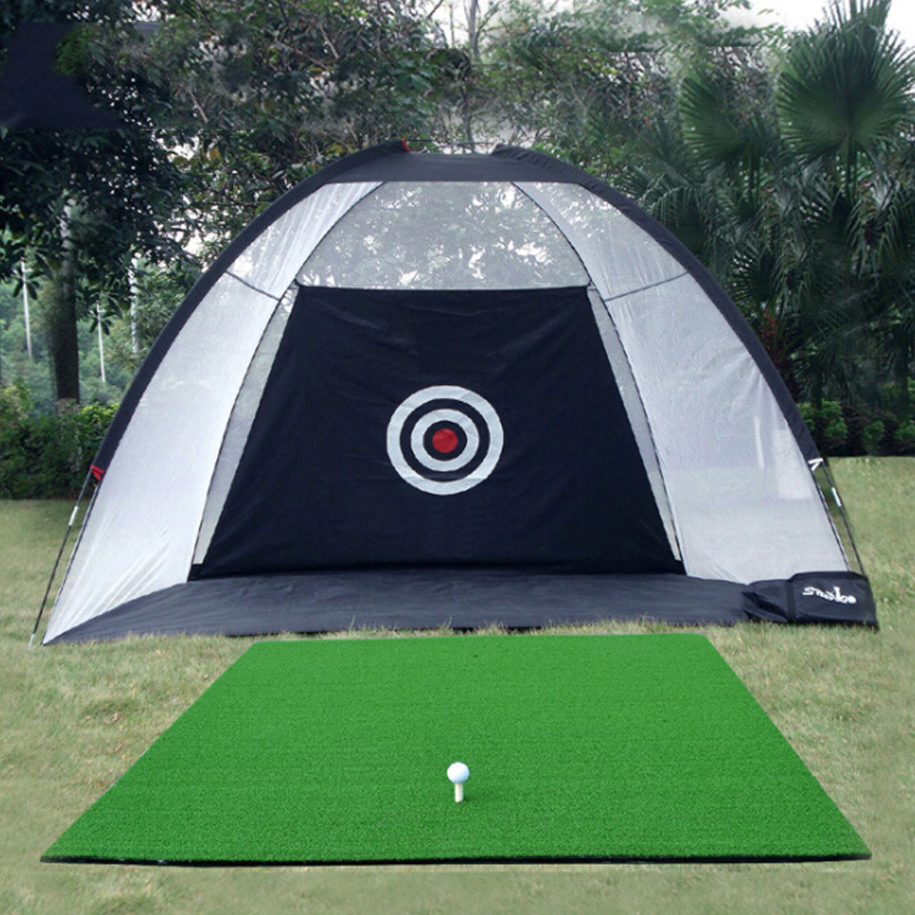 Backyard Golf Net
 Golf Chipping Net Mat Practice Training Driving Hitting