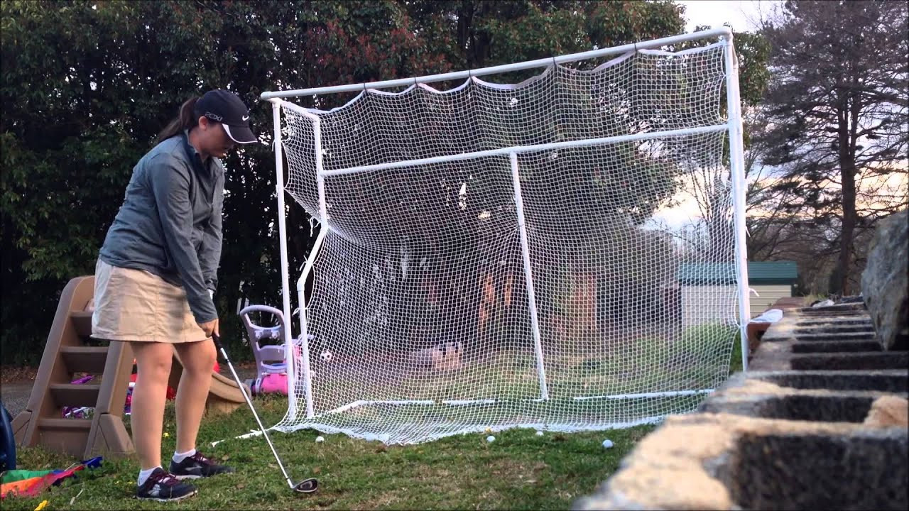 Backyard Golf Net
 My homemade Golf Net Driving Range