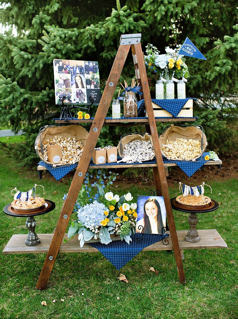 Backyard Graduation Party Ideas For Teens
 Lovely & Rustic "Keys to Success" Graduation Party