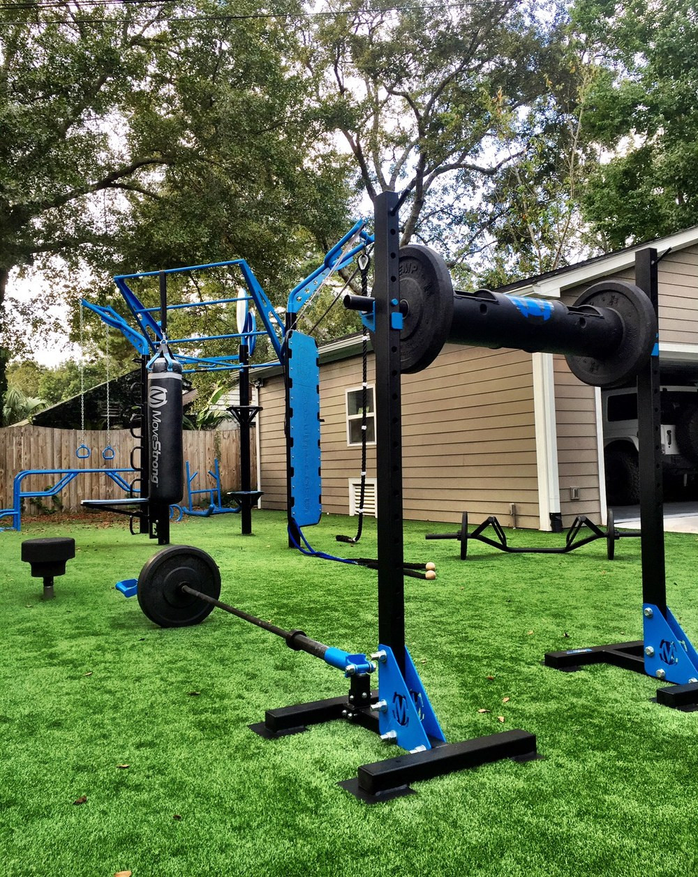 Backyard Gymnastics Equipment
 The Ultimate Backyard Gym by MoveStrong MoveStrong