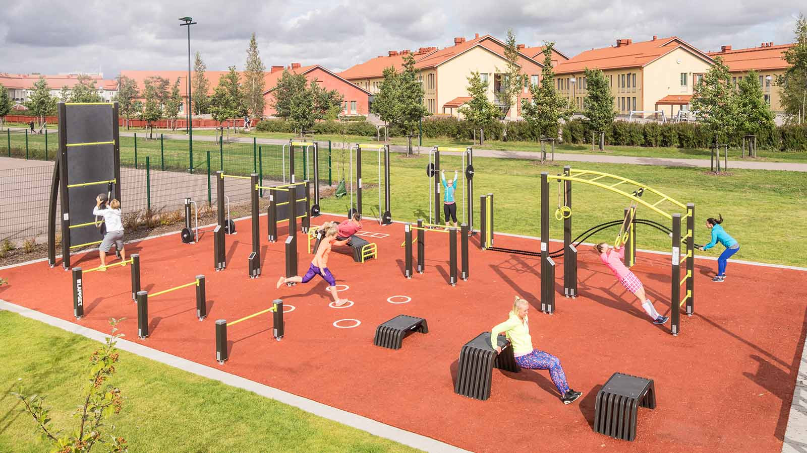 Backyard Gymnastics Equipment
 Sport Outdoor Gym and parkour training