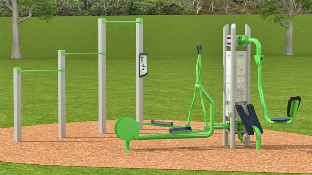 Backyard Gymnastics Equipment
 Outdoor Exercise Equipment in Knox Knox City Council