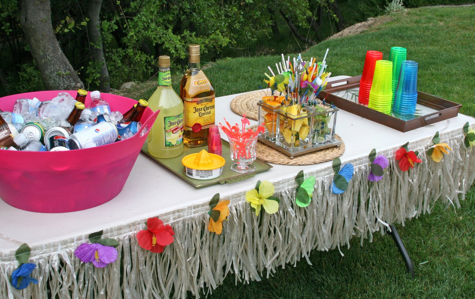 Backyard Hawaiian Luau Party Ideas
 Parties 30th Birthday Luau Party Glorious Treats