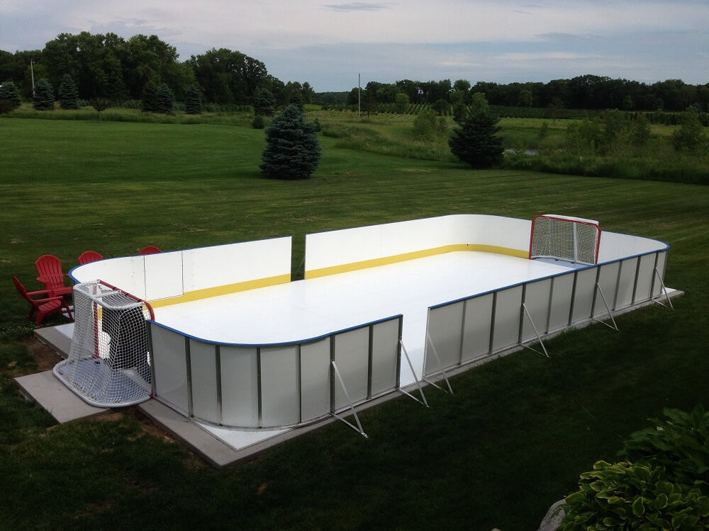 Backyard Hockey Rink Kits
 D1 Backyard Rinks Synthetic Ice Basement or Backyard