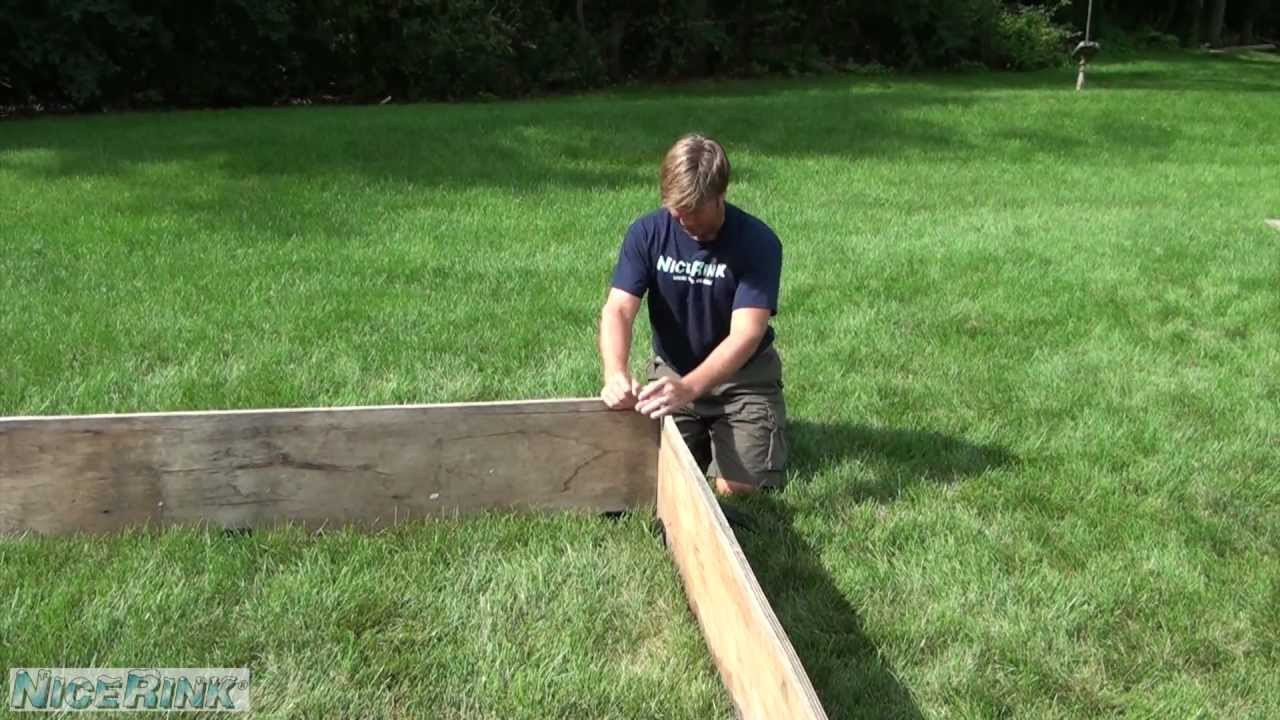 Backyard Ice Rink Boards
 How to Install Wood Boards for Your Backyard Ice Rink